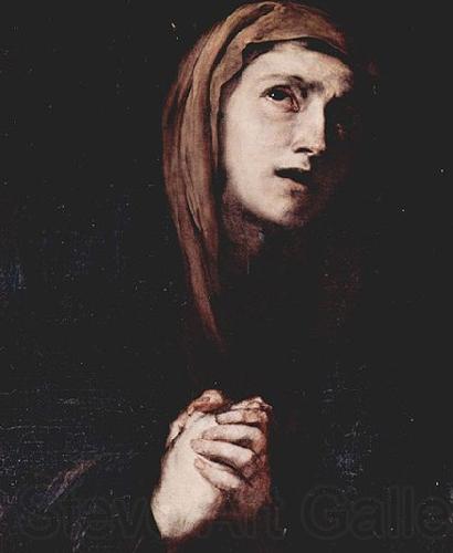 Jose de Ribera Kopf der Maria Norge oil painting art